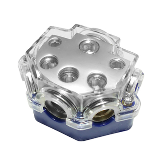 BLOQUE DISTRIBUIDOR PLATEADO